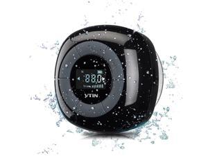 Vtin Portable Wireless Bluetooth 4.0 Shower Speaker - Water Resistant - Black Vtin Portable Wireless Bluetooth 4.0 Shower Speaker - Water Resistant - Black