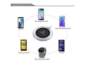Wireless Charger, Qi-enabled Wireless Charger Dock Station Wireless Charging Pad for Samsung S6 S6 Edge, Note 5,Nexus 4 / 5 / 7,Nokia Lumia, LG Vu2,HTC 8X/Droid DNA and other Qi-enabled Devices Cell P Wireless Charger, Qi-enabled Wireless Charger Dock Station Wireless Charging Pad for Samsung S6 S6 Edge, Note 5,Nexus 4 / 5 / 7,Nokia Lumia, LG Vu2,HTC 8X/Droid DNA and other Qi-enabled Devices Cell P
