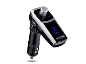 VicTsing FM Transmitter, In-Car Universal Wireless Bluetooth 4.0 FM Transmitter Car Kit with 2 USB charging ports, hands-free call, music control with Apple , Samsung , LG & More Smartphones , Tablets VicTsing FM Transmitter, In-Car Universal Wireless Bluetooth 4.0 FM Transmitter Car Kit with 2 USB charging ports, hands-free call, music control with Apple , Samsung , LG & More Smartphones , Tablets