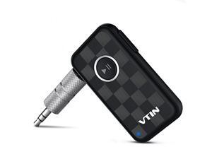 VicTake Bluetooth Receiver / Car Kit, Portable Wireless Audio Adapter 3.5 mm Stereo Output (Bluetooth 4.0, A2DP, Built-in Microphone) for Home Audio Music Streaming Sound System for Smartphones VicTake Bluetooth Receiver / Car Kit, Portable Wireless Audio Adapter 3.5 mm Stereo Output (Bluetooth 4.0, A2DP, Built-in Microphone) for Home Audio Music Streaming Sound System for Smartphones