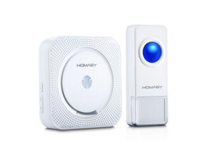 Wireless Doorbell Operating at over 1000-feet Range in open space with Over 50 Chimes, 4-Level Volume No Batteries Required for Receiver (White) Wireless Doorbell Operating at over 1000-feet Range in open space with Over 50 Chimes, 4-Level Volume No Batteries Required for Receiver (White)