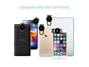 VicTsing® 3 in 1 Lens Kit Clip-On 3 Element 3 Group Supreme Fisheye Lens + 12X Macro + 24X Super Macro for Apple iPhone 6 plus/6/5/5S/4/4S, iPad Air 2/1, iPad 4/3/2, iPad Mini 3/2/1, Samsung Galaxy S6 VicTsing® 3 in 1 Lens Kit Clip-On 3 Element 3 Group Supreme Fisheye Lens + 12X Macro + 24X Super Macro for Apple iPhone 6 plus/6/5/5S/4/4S, iPad Air 2/1, iPad 4/3/2, iPad Mini 3/2/1, Samsung Galaxy S6