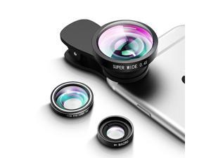 Upgraded 3 in 1 Fisheye Lens Plus Macro Lens Plus 0.4x Super Wide Angle Lens Plus 2 Detachable Clamps, Camera Lens Phone Lens Kit for iPhone, Samsung, HTC etc Upgraded 3 in 1 Fisheye Lens Plus Macro Lens Plus 0.4x Super Wide Angle Lens Plus 2 Detachable Clamps, Camera Lens Phone Lens Kit for iPhone, Samsung, HTC etc