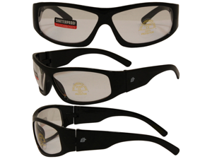 Birdz Blackbird Aggro-Look Riding Glasses with Clear Lenses Birdz Blackbird Aggro-Look Riding Glasses with Clear Lenses