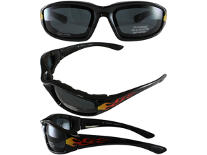 Birdz Oriole Shatterproof Anti-Fog Polycarbonate Motorcycle Glasses with Wind Blocking Foam Birdz Oriole Shatterproof Anti-Fog Polycarbonate Motorcycle Glasses with Wind Blocking Foam