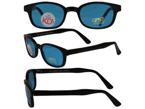 Original KD's Biker Sunglasses with Tourquise Lenses Original KD's Biker Sunglasses with Tourquise Lenses