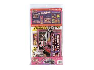 Bachelorette Car Decorating Kit - Polyester, Plastic-pvc Bachelorette Car Decorating Kit - Polyester, Plastic-pvc