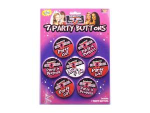 Bachelorette Party Buttons - Plastic-polypropylene Bachelorette Party Buttons - Plastic-polypropylene
