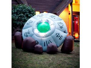 Inflatable Crashed Ufo - Black/green Inflatable Crashed Ufo - Black/green