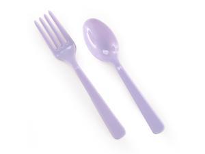 Forks & Spoons - Light Purple Forks & Spoons - Light Purple