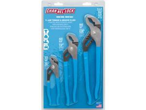3 Piece V-Jaw Tounge and Groove Plier Set 3 Piece V-Jaw Tounge and Groove Plier Set
