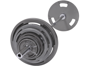 VTX 300 lb. Olympic Grip Plate Weight Set VTX 300 lb. Olympic Grip Plate Weight Set