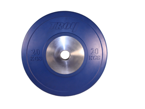 Troy Barbell 20KG Blue Competition Bumper Plate Troy Barbell 20KG Blue Competition Bumper Plate