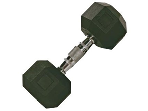 VTX 60lb Individual Rubber Encased Octagonal dumbbell VTX 60lb Individual Rubber Encased Octagonal dumbbell