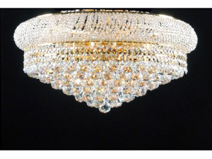 FLUSH EMPIRE CRYSTAL CHANDELIER CHANDELIERS LIGHTING H15"XW24" FLUSH EMPIRE CRYSTAL CHANDELIER CHANDELIERS LIGHTING H15"XW24"