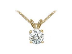 1.25 carat yellow gold E VVS1 diamond pendant with chain 1.25 carat yellow gold E VVS1 diamond pendant with chain