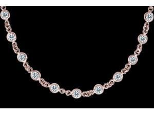 10 carat diamond yards 32? necklace by pendant rose gold bracelet yard bezel set 10 carat diamond yards 32? necklace by pendant rose gold bracelet yard bezel set