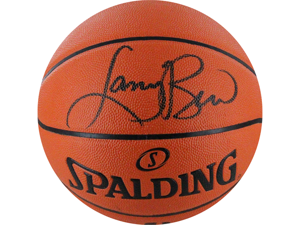 Larry Bird I/O Basketball Signed in Black Larry Bird I/O Basketball Signed in Black