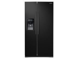 Samsung RS25J500DBC: 25 cu. ft. Capacity Side-By-Side Refrigerator with LED Lighting (Black) Samsung RS25J500DBC: 25 cu. ft. Capacity Side-By-Side Refrigerator with LED Lighting (Black)