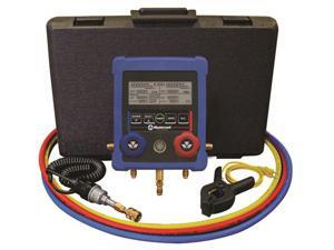 Mastercool 99661-A - HVAC Digital Manifold w/3 - 60in Hoses w/Man. Shutoff Valves, Vacuum Sensor Mastercool 99661-A - HVAC Digital Manifold w/3 - 60in Hoses w/Man. Shutoff Valves, Vacuum Sensor