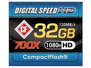 Digital Speed 32GB 700X Professional High Speed 120MB/s Error Free (CF) Memor... Digital Speed 32GB 700X Professional High Speed 120MB/s Error Free (CF) Memor...
