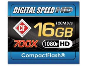 Digital Speed 16GB 700X Professional High Speed 120MB/s Error Free (CF) Memor... Digital Speed 16GB 700X Professional High Speed 120MB/s Error Free (CF) Memor...