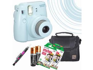 Fujifilm Mini 8 Instant Film Camera (Blue) -20 Instant Film - Extra Pack of Batteries - Mini Compact Camera Case - a Quality 2 in 1 spray and lens brush pen Fujifilm Mini 8 Instant Film Camera (Blue) -20 Instant Film - Extra Pack of Batteries - Mini Compact Camera Case - a Quality 2 in 1 spray and lens brush pen