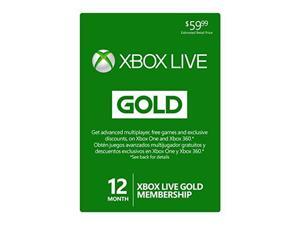 Microsoft Xbox LIVE 12 Month Gold Membership Microsoft Xbox LIVE 12 Month Gold Membership