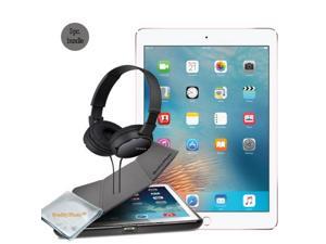 Apple iPad Pro 9.7 Inch WiFi 32GB Rose Gold - Quality Photo Case For Ipad Pro 9.7 Inch And Micro Fiber Cloth - Sony Headphone Apple iPad Pro 9.7 Inch WiFi 32GB Rose Gold - Quality Photo Case For Ipad Pro 9.7 Inch And Micro Fiber Cloth - Sony Headphone