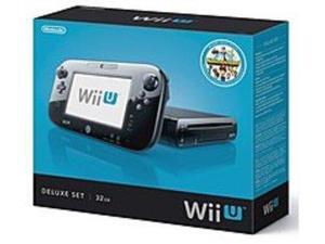 Nintendo WUPSKAFB Wii U Video Game Console Deluxe Set - Black Nintendo WUPSKAFB Wii U Video Game Console Deluxe Set - Black