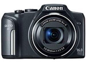 Canon PowerShot 8410B001 SX170 IS 16.0 Megapixels Digital Camera - 16x Optical/4x Digital Zoom - 3-inch LCD Display - Black Canon PowerShot 8410B001 SX170 IS 16.0 Megapixels Digital Camera - 16x Optical/4x Digital Zoom - 3-inch LCD Display - Black
