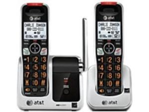 ATT CRL81212 Cordless Phone with 2 Handsets - Silver, Black ATT CRL81212 Cordless Phone with 2 Handsets - Silver, Black