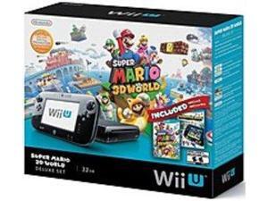 Nintendo WUPSKAGF Wii U Deluxe Set: Super Mario 3D World and Nintendo Land Bundle - Black Nintendo WUPSKAGF Wii U Deluxe Set: Super Mario 3D World and Nintendo Land Bundle - Black