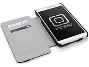 Incipio Watson Carrying Case (Folio) for Smartphone - Black - Vegan Leather, Plextonium Incipio Watson Carrying Case (Folio) for Smartphone - Black - Vegan Leather, Plextonium