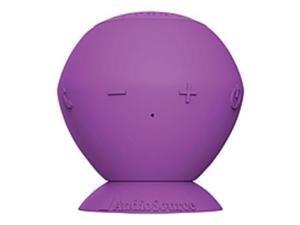 AudioSource Sound Pop Speaker System - 3 W RMS - Battery Rechargeable - Wireless Speaker(s) - Royal Purple - 32 ft - Bluetooth - USB AudioSource Sound Pop Speaker System - 3 W RMS - Battery Rechargeable - Wireless Speaker(s) - Royal Purple - 32 ft - Bluetooth - USB