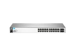 HP 2530-24G Switch - 24 Ports - Manageable - 24 x RJ-45 - 4 x Expansion Slots - 10/100/1000Base-T - Rack-mountable, Wall Mountable, Desktop HP 2530-24G Switch - 24 Ports - Manageable - 24 x RJ-45 - 4 x Expansion Slots - 10/100/1000Base-T - Rack-mountable, Wall Mountable, Desktop
