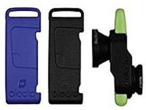 Olloclip Fisheye/Wide Angle/Macro Lens Selfie - 3-In-1 Photo Lens for iPhone 5/5S - Black/Blue/Green - OCEU-IPH5-L1BK-SBK-1 Olloclip Fisheye/Wide Angle/Macro Lens Selfie - 3-In-1 Photo Lens for iPhone 5/5S - Black/Blue/Green - OCEU-IPH5-L1BK-SBK-1