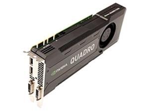 PNY Quadro K5000 Graphic Card - 4 GB GDDR5 - PCI Express 2.0 x16 - Dual Slot Space Required - 256 bit Bus Width - 3840 x 2160 - Fan Cooler - DirectX 11.0, OpenGL 4.3, OpenCL, DirectCompute 5.0 - 2 ... PNY Quadro K5000 Graphic Card - 4 GB GDDR5 - PCI Express 2.0 x16 - Dual Slot Space Required - 256 bit Bus Width - 3840 x 2160 - Fan Cooler - DirectX 11.0, OpenGL 4.3, OpenCL, DirectCompute 5.0 - 2 ...