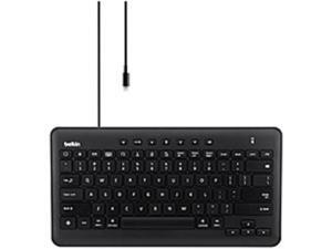 Belkin Secure Wired Keyboard for iPad with Lightning Connector - Cable Connectivity - Lightning Interface - English (US) - Compatible with Tablet - Multimedia Hot Key(s) Belkin Secure Wired Keyboard for iPad with Lightning Connector - Cable Connectivity - Lightning Interface - English (US) - Compatible with Tablet - Multimedia Hot Key(s)