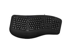 Adesso AKB-150EB EasyTouch 3 RGB colors illuminated Ergonomic USB keyboard, with multimedia hot keys, 2X large print keycap Adesso AKB-150EB EasyTouch 3 RGB colors illuminated Ergonomic USB keyboard, with multimedia hot keys, 2X large print keycap