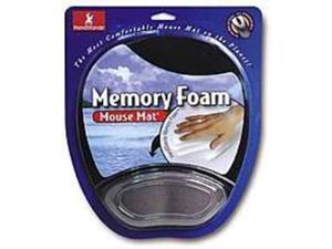Handstands 012844591071 Memory Foam Mouse Mat with Wrist Pillow - Black/Gray Handstands 012844591071 Memory Foam Mouse Mat with Wrist Pillow - Black/Gray