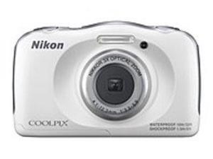 Nikon Coolpix S33 13.2 Megapixel Compact Camera - White - 2.7" LCD - 16:9 - 3x Optical Zoom - 4x - Digital (IS) - TTL - 4160 x 3120 Image - 1920 x 1080 Video - HDMI - HD Movie Mode Nikon Coolpix S33 13.2 Megapixel Compact Camera - White - 2.7" LCD - 16:9 - 3x Optical Zoom - 4x - Digital (IS) - TTL - 4160 x 3120 Image - 1920 x 1080 Video - HDMI - HD Movie Mode