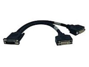 Tripp Lite P576-001 1 Feet DVI Splitter - DMS-59 - Black Tripp Lite P576-001 1 Feet DVI Splitter - DMS-59 - Black
