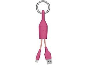 Belkin MIXIT? Lightning to USB Clip - Lightning/USB for iPhone, iPod, iPad - 1 Pack - 1 x Type A Male USB - 1 x Lightning Male Proprietary Connector - MFI - Pink Belkin MIXIT? Lightning to USB Clip - Lightning/USB for iPhone, iPod, iPad - 1 Pack - 1 x Type A Male USB - 1 x Lightning Male Proprietary Connector - MFI - Pink