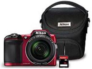 Nikon Coolpix L840 018208134779 16.0 Megapixels Digital Camera Bundle - 38x Optical Zoom - 3-inch LCD Display - 4.0 - 152 mm - Wi-Fi - Red Nikon Coolpix L840 018208134779 16.0 Megapixels Digital Camera Bundle - 38x Optical Zoom - 3-inch LCD Display - 4.0 - 152 mm - Wi-Fi - Red