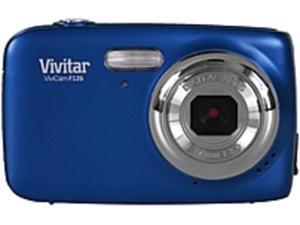 Vivitar ViviCam VF126-BLU-INT 14.0 Megapixel Digital Camera - 4x Optical Zoom - 1.8-inch LCD Display - 4 mm Lens - Blue Vivitar ViviCam VF126-BLU-INT 14.0 Megapixel Digital Camera - 4x Optical Zoom - 1.8-inch LCD Display - 4 mm Lens - Blue