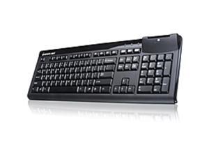 IOGEAR GKBSR201 Keyboard - Cable Connectivity - USB Interface - 104 Key - Compatible with Computer - Built-in Smart Card Reader - Black IOGEAR GKBSR201 Keyboard - Cable Connectivity - USB Interface - 104 Key - Compatible with Computer - Built-in Smart Card Reader - Black