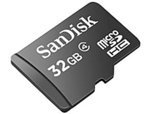 SanDisk SDSDQB-032G-AW46 32 GB Class 4 MicroSD Card - Black SanDisk SDSDQB-032G-AW46 32 GB Class 4 MicroSD Card - Black