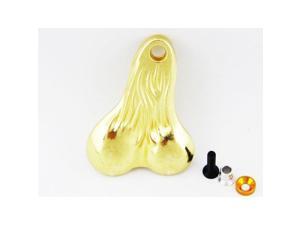 Hot Racing ACC6904 Gold Metal 3D Truck Dangler Balls Bull Nuts 2.19 Hot Racing ACC6904 Gold Metal 3D Truck Dangler Balls Bull Nuts 2.19