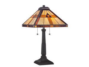 Quoizel 2 Light Bryant Tiffany Table Lamp - TF1427T Quoizel 2 Light Bryant Tiffany Table Lamp - TF1427T